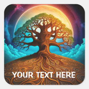 Stickers Carré de l'arbre de vie
