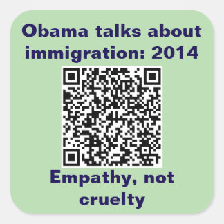 Stickers carré, feuille de six 3 pouces stickeStic