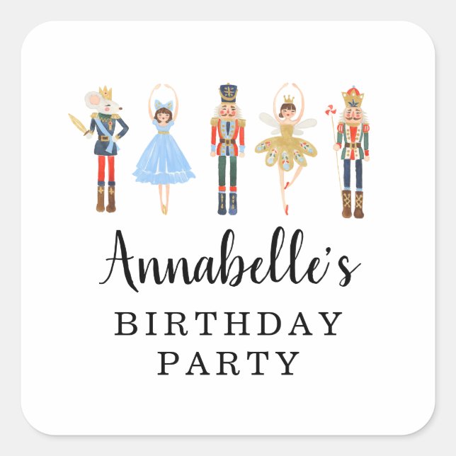 Stickers Carré Nutcracker, Stickers Favoriser (Devant)