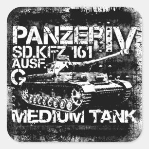 Stickers Carré Panzer IV