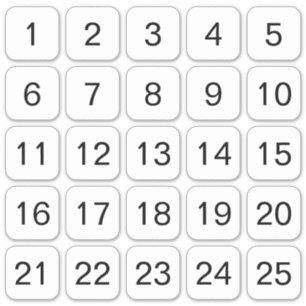 Stickers Carré personnalisable noir