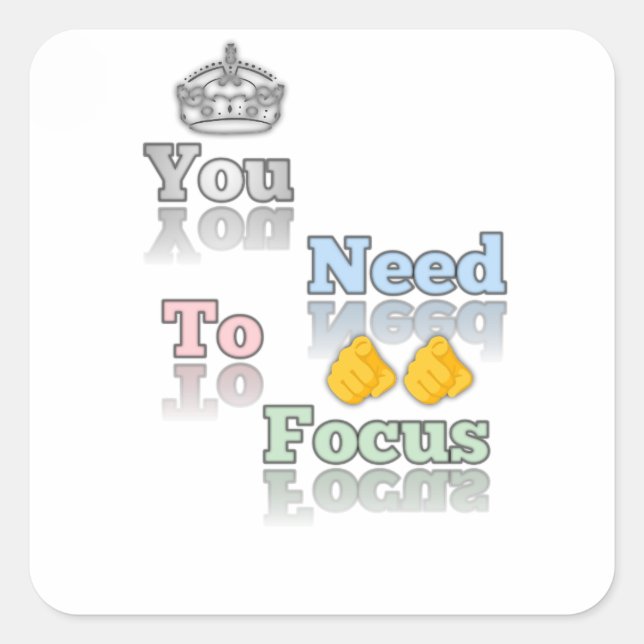 Stickers carré Pour Plusieurs Raisons (Devant)