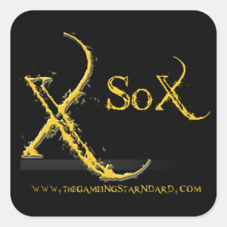 Stickers Carré standard de jeu - Noir