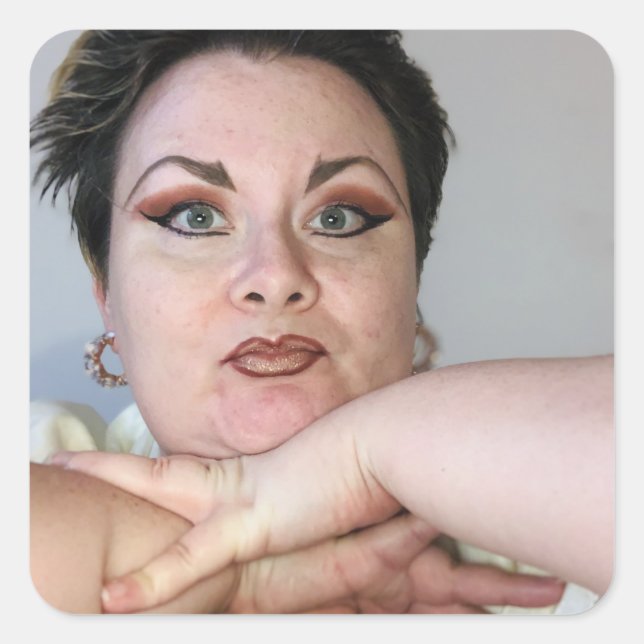 Stickers Carrés Kathleen Roberts (Devant)