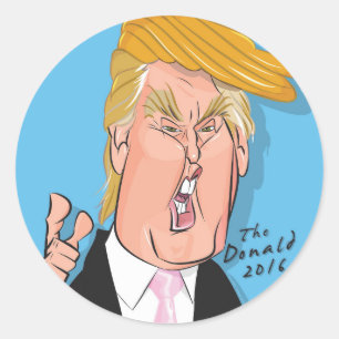 stickers Cartoon Donald Trump