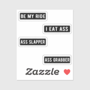 Stickers Casque Badass Funny Pack III