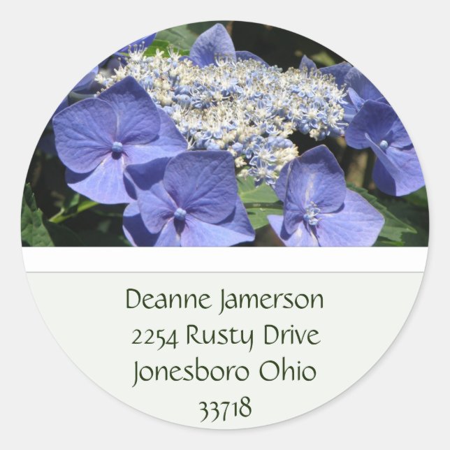 Stickers Casquette dentelle Hydrangea Adresse (Devant)