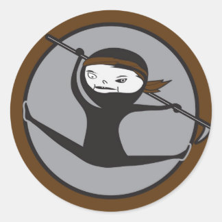 Stickers ceinture Brown Ninja
