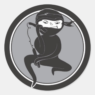 Stickers ceinture noire NInja