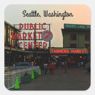 Stickers Centre du marché public de Seattle #1