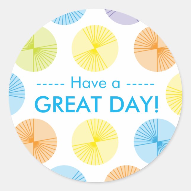 Stickers Cercles colorés (Devant)