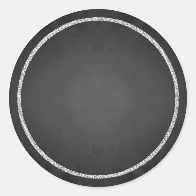 Stickers Chalboard Faux Vierges Personnalisables (Devant)