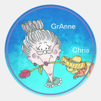 Stickers Chameleon de Noël