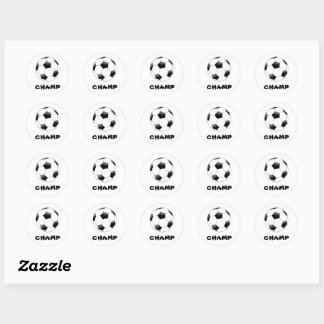 Stickers Champ de football blanc