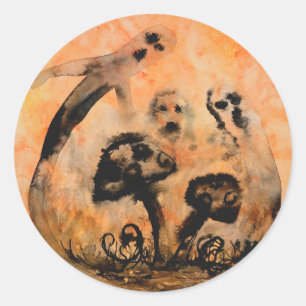 Stickers Champignons fantômes