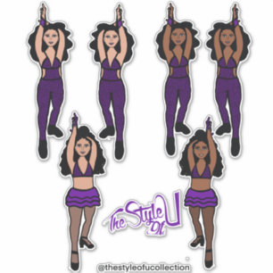 Stickers Changement rapide Majorette / Danseur Vio