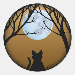 Stickers Chat amusant Halloween Stickers Chat Amou