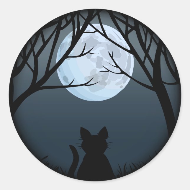 Stickers Chat amusant Halloween Stickers Chat Amou (Devant)