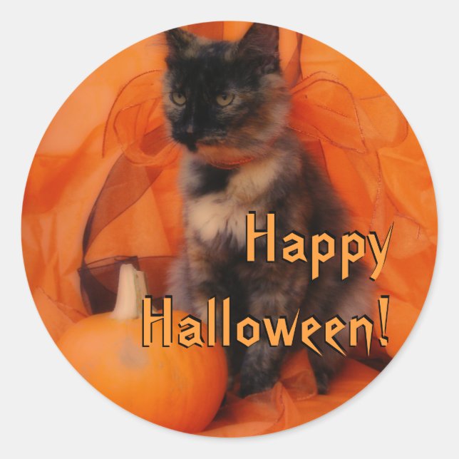 Stickers Chat Halloween (Devant)