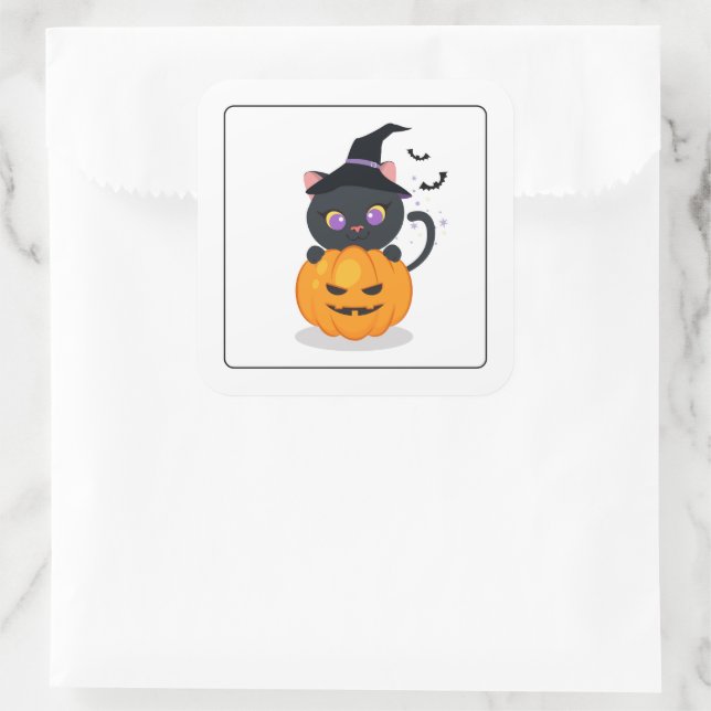 Stickers Chat Halloween (Sac)