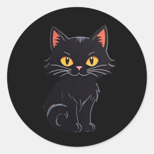 Stickers Chat noir Halloween