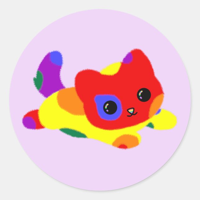 Stickers chats LGBT+ Pride (Devant)