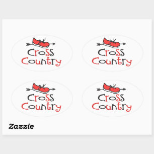 Stickers Chaussure cross-country