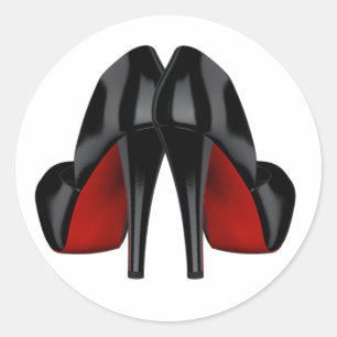 Stickers Chaussure Rouge Haut Talon