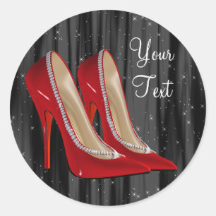 Stickers Chaussure Rouge Haut Talon