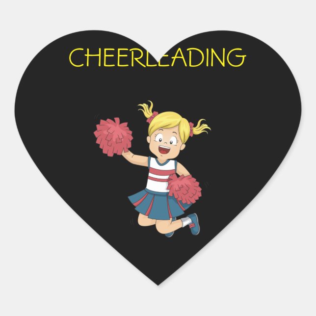 stickers CHEERLEADING pour filles. (Devant)
