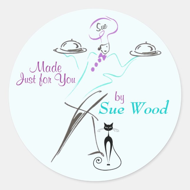 Stickers Chef moderne (Devant)