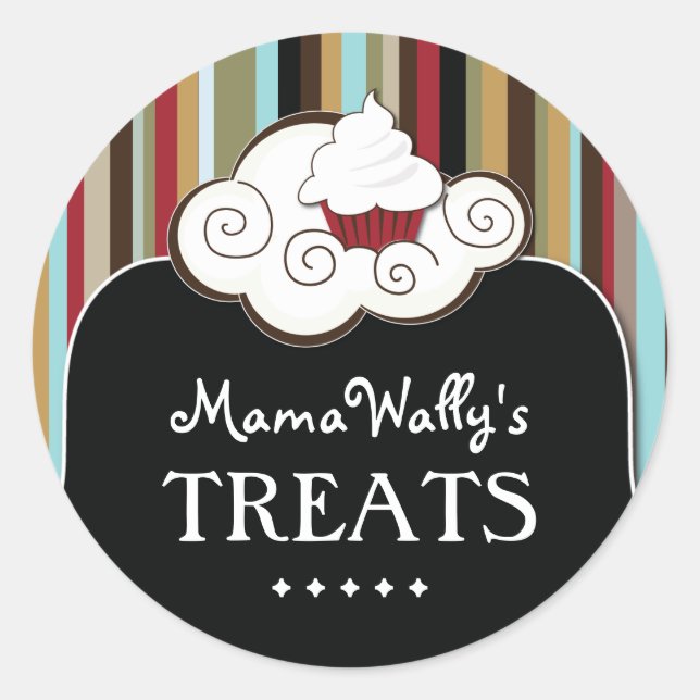 Stickers Chef pâtissier décoratif (Devant)