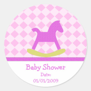Stickers Cheval baby shower Rocking