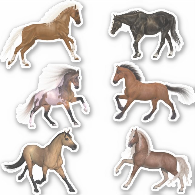 Stickers Cheval réaliste (Devant)