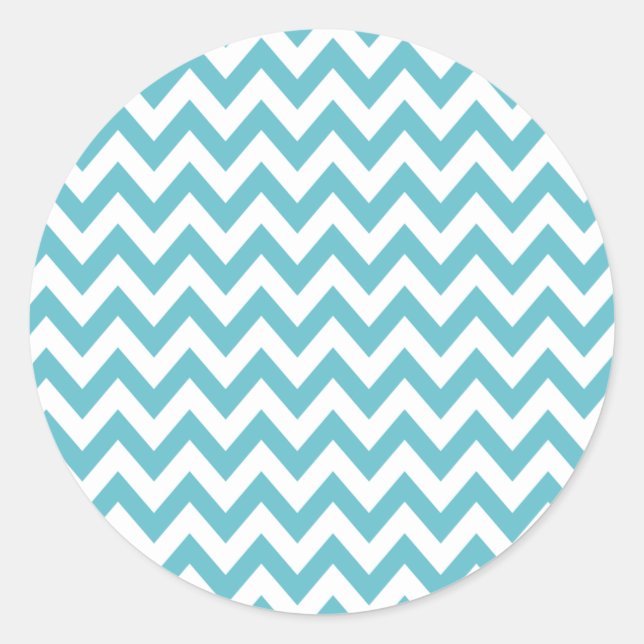 Stickers Chevron bleu (Devant)