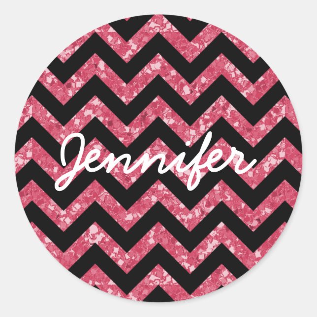Stickers Chevron Parties scintillant (Devant)