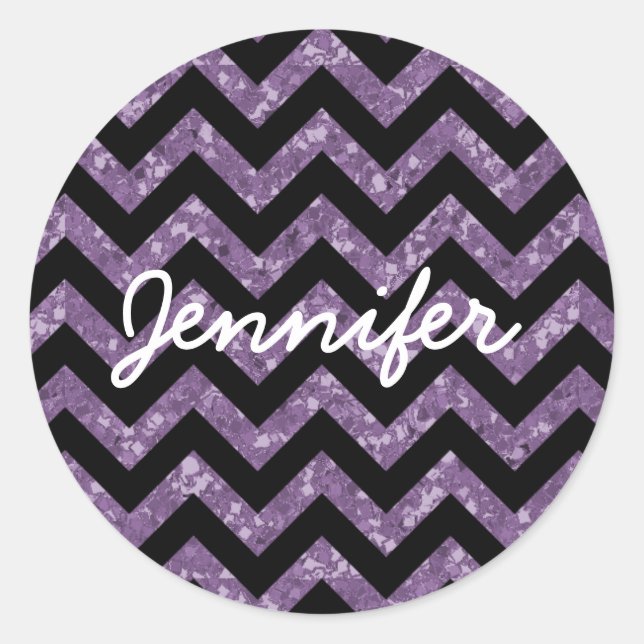 Stickers Chevron Parties scintillant (Devant)