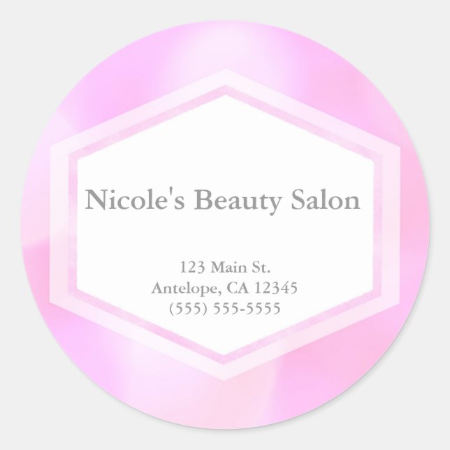 Stickers Chic Bokeh Pink Glamor Lights (Devant)