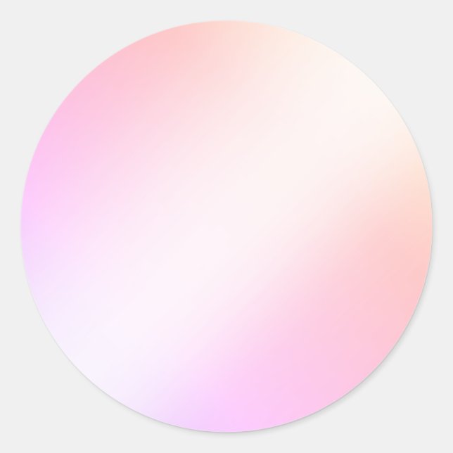 Stickers Chic Élégant violet mou rose Ombre blanc (Devant)