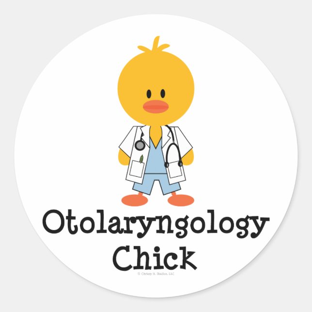 Stickers Chick Otolaryngology (Devant)