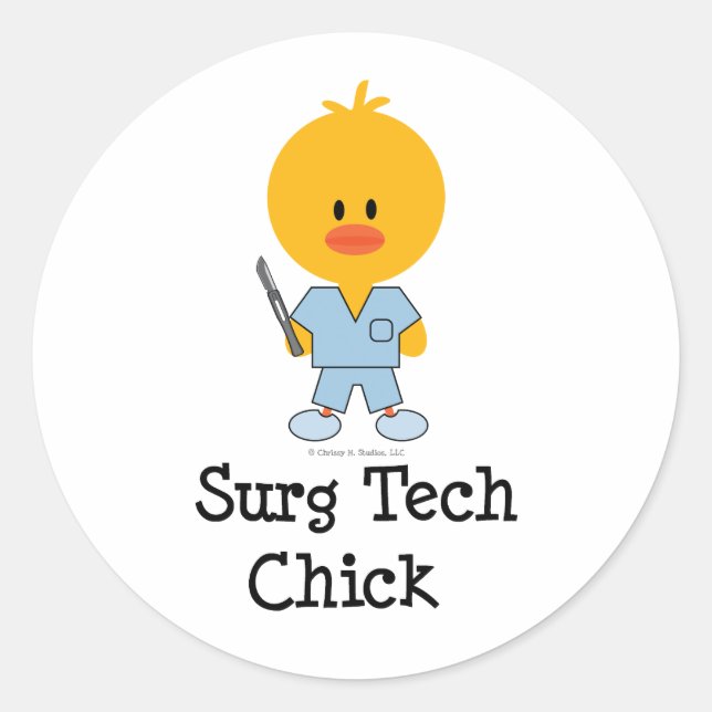 Stickers Chick Tech Surg (Devant)