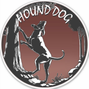 Stickers Chien de Hound Chasse Personnalisé Décala
