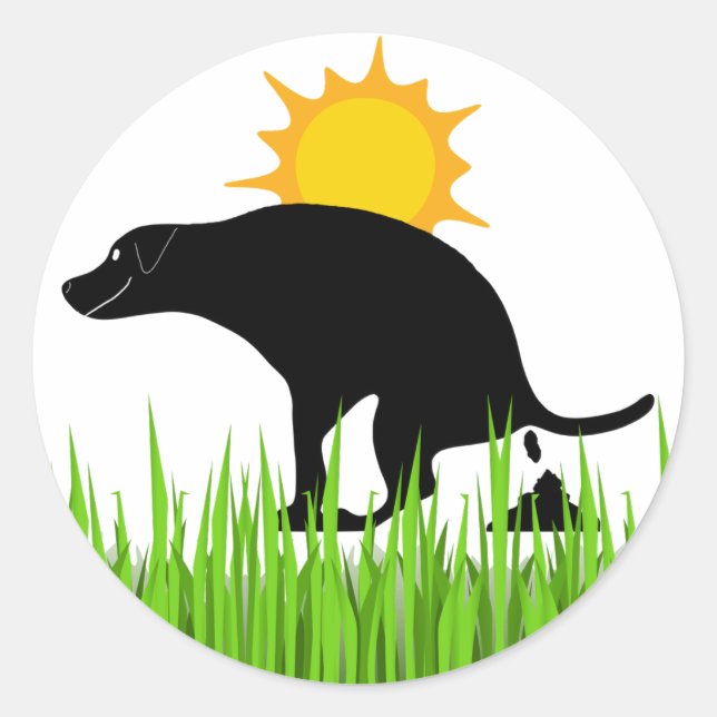 Stickers Chien Drôle (Devant)