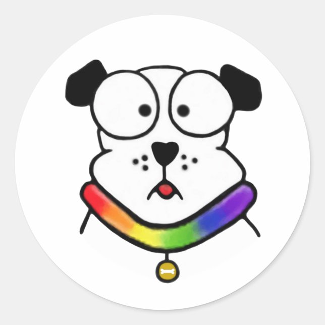Stickers Chien Fierté (Devant)