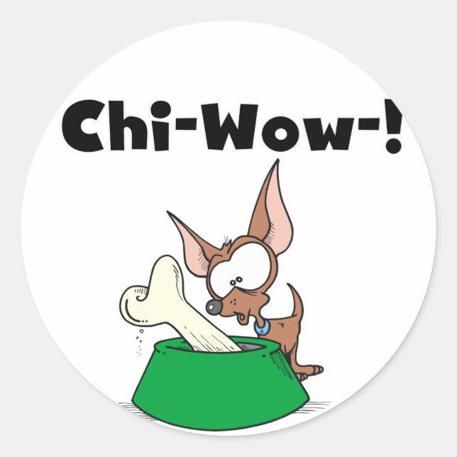 Stickers Chihuahua Chi-Wow (Devant)