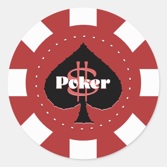 Stickers Chip Poker (Devant)