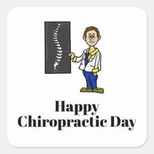Stickers Chiropracteur Homme ou étiquettes de nom
