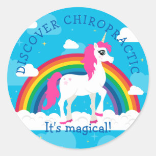 Stickers Chiropratique pour enfants Unicorn