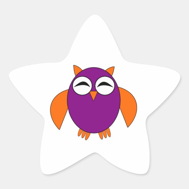 Stickers Chouette d'Halloween mignonne (Devant)