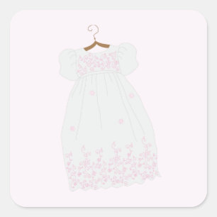 Stickers Christening Gown
